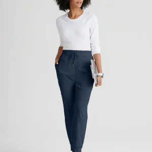 Stride 5-Pocket Mid-Rise Fit & Flare Leg Scrub Pant